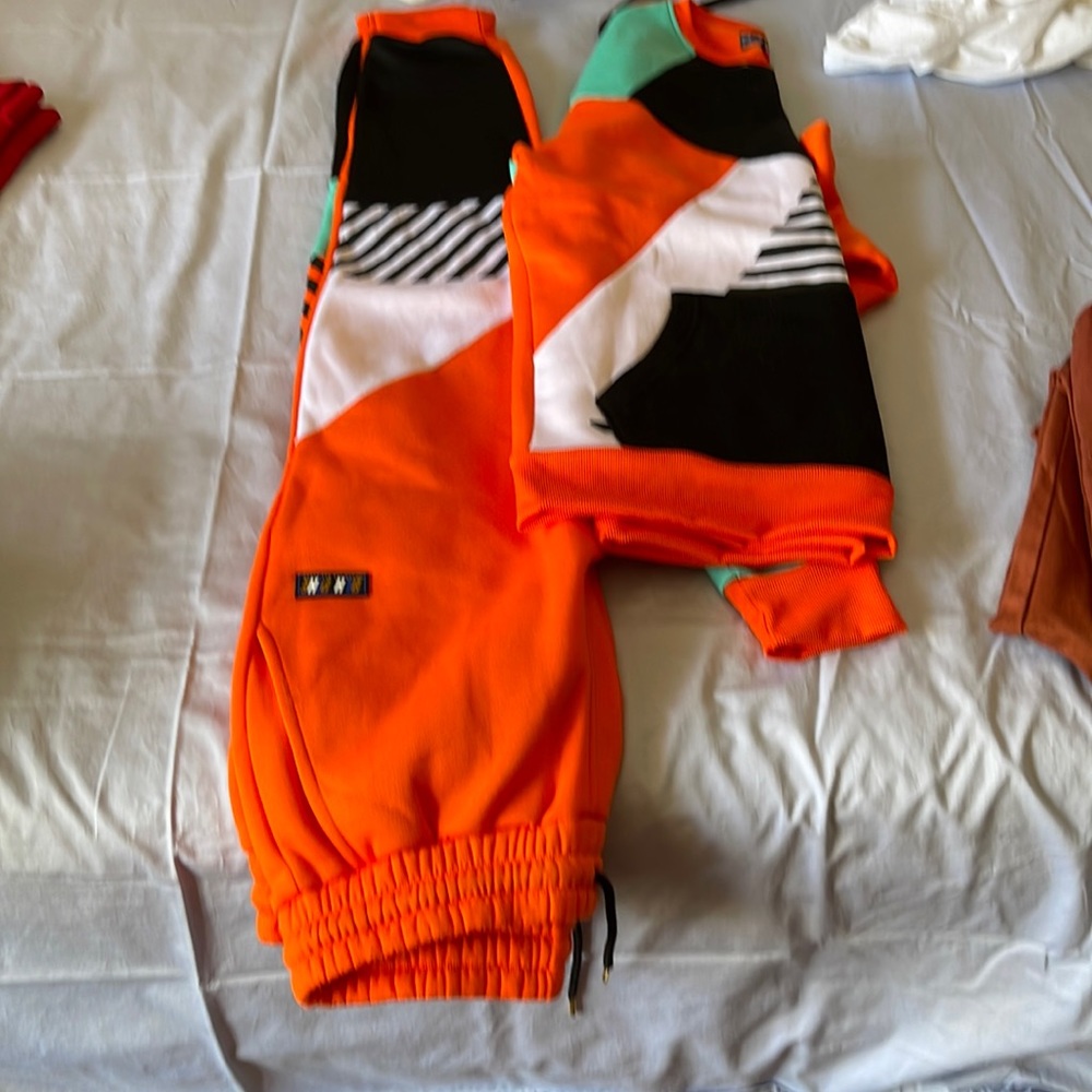 Multi colored Mens track suit